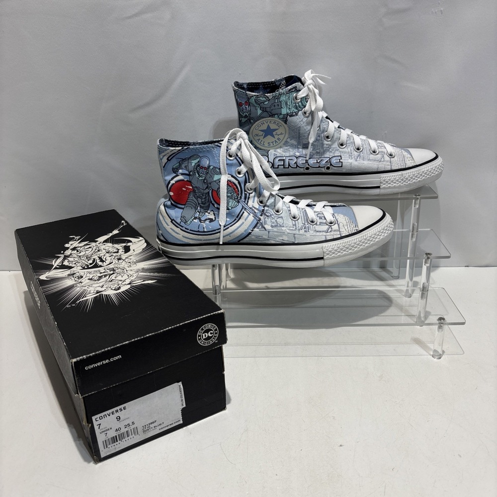 Converse Chuck Taylor All Star DC Comics Mr Freeze High Top Sneakers Mens 7